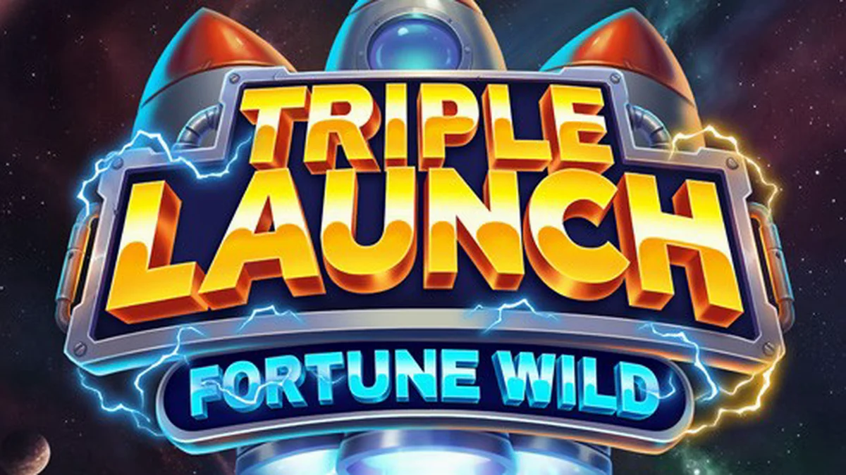 Interface do jogo Triple Launch Fortune Wild com elementos futuristas